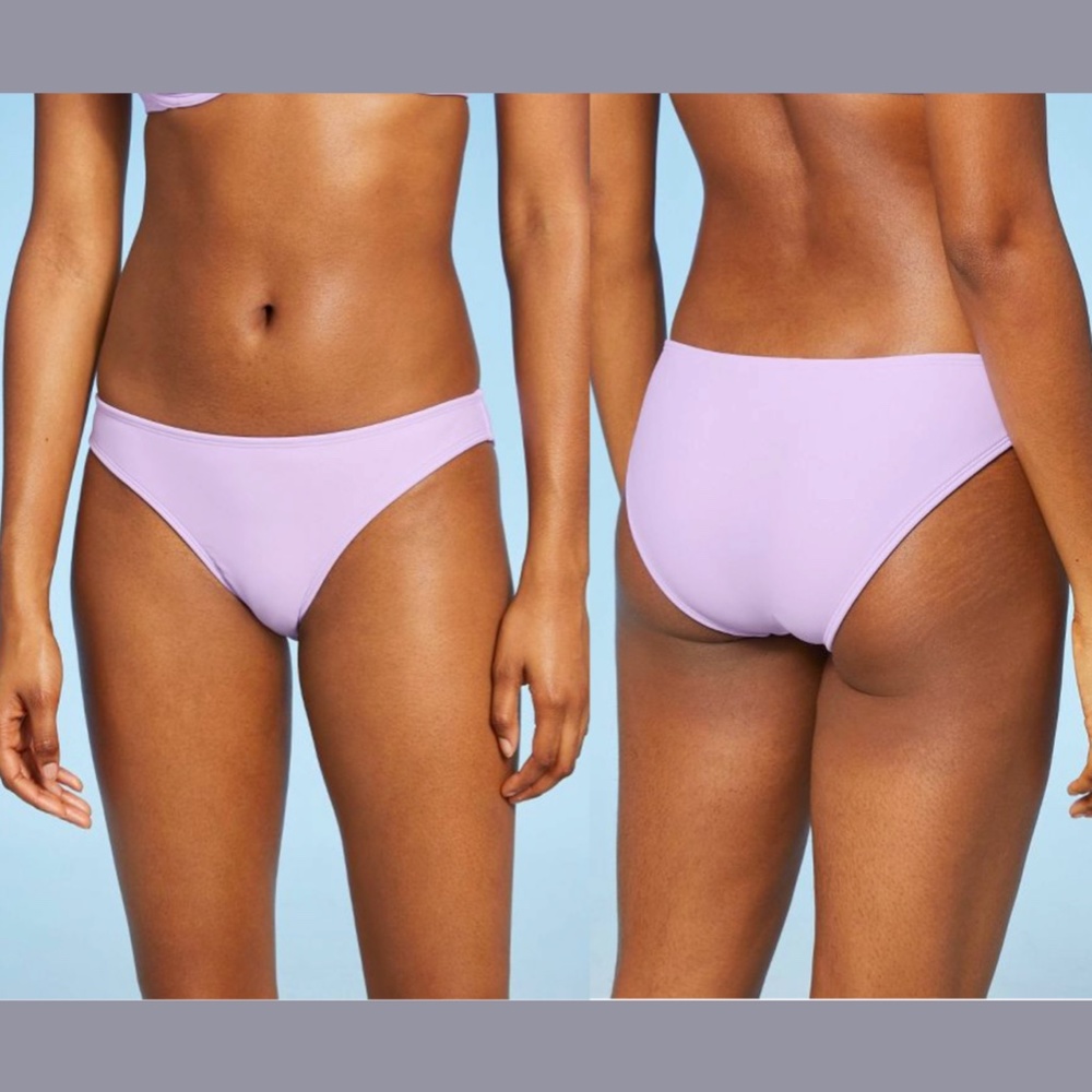 NWT Xhilaration [‎ Juniors Medium ] Cheeky Bikini Bottom in Lilac Purple